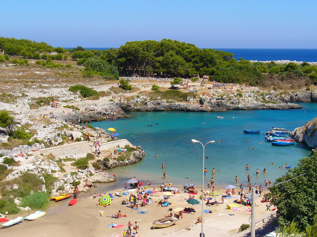 пляж Порто Бадиско, porto badisco Puglia