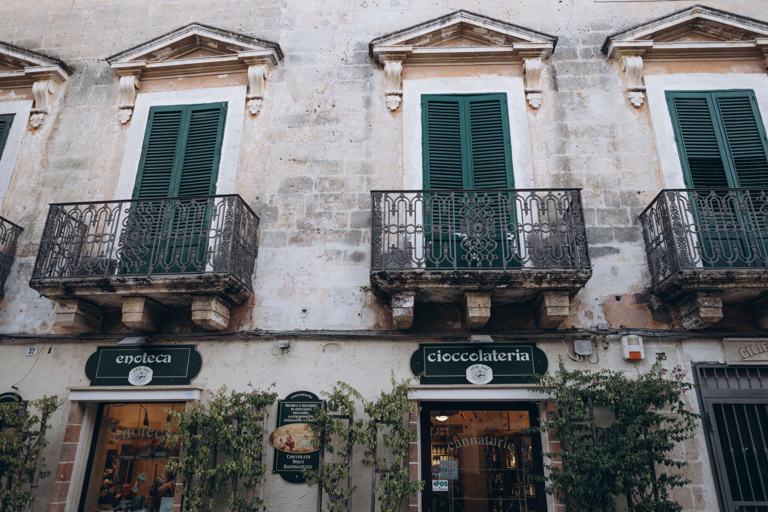 Manduria historic center restaurant, photo