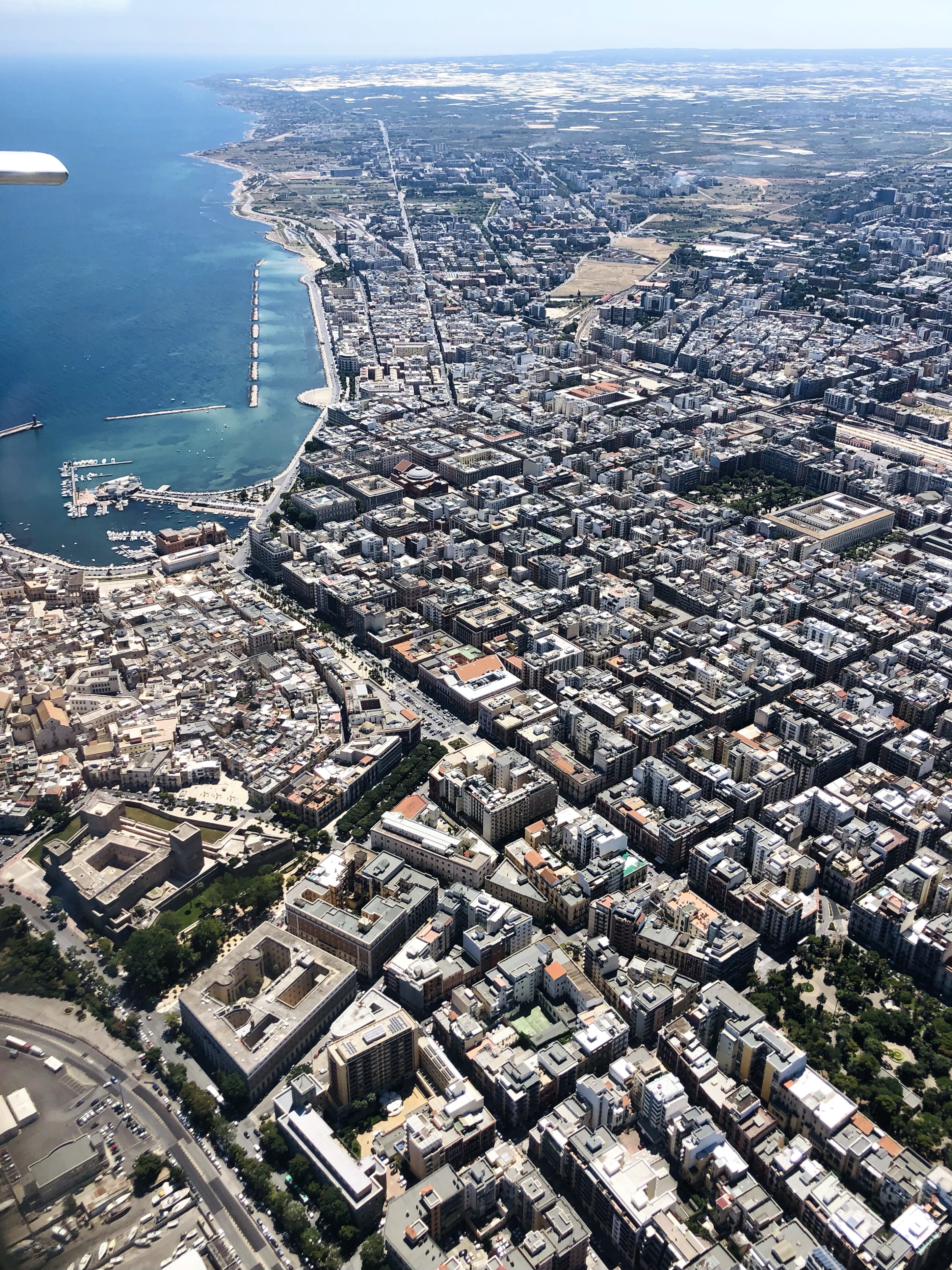старый город Бари - вид сверху