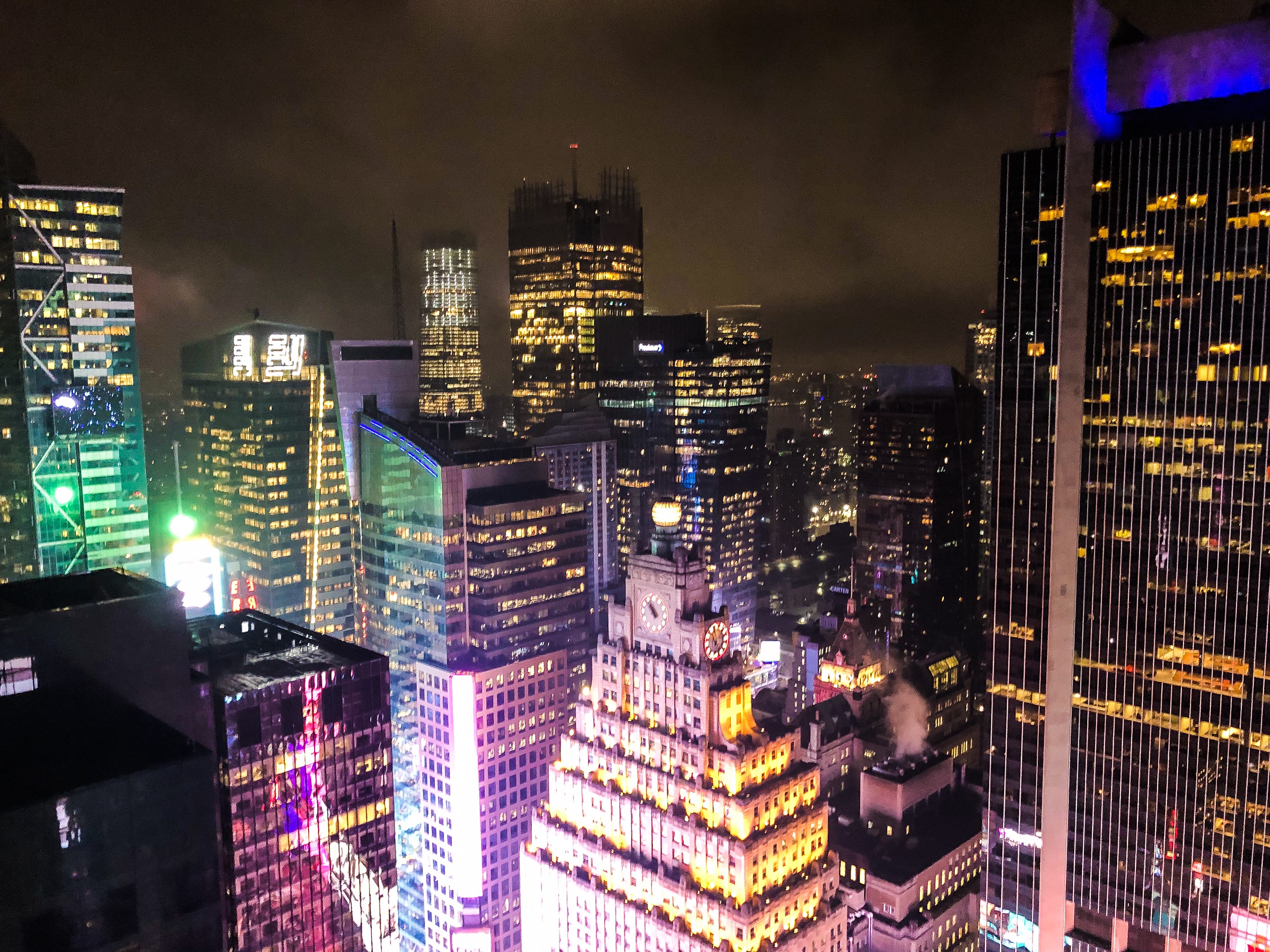 NYC rooftop bars, Hyatt bar